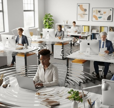 Illustration of hidden messages that surround a business at all times